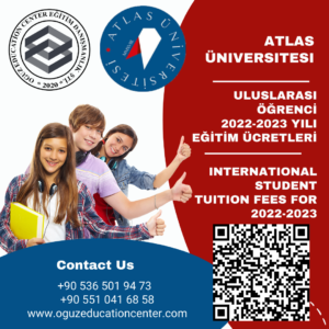 atlas üniversitesi uluslararası öğrenci 2022 2023 yılı eğitim ücretleri