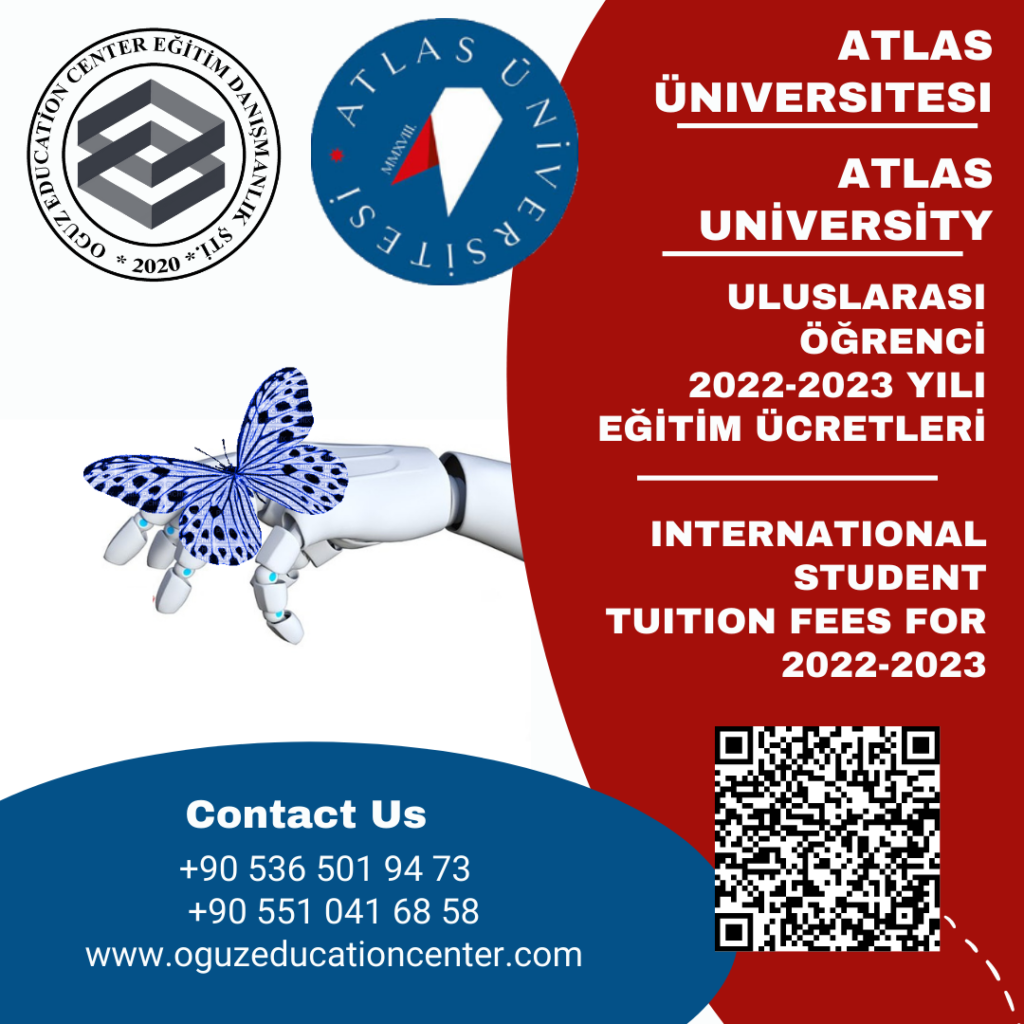 atlas üniversitesi uluslararası öğrenci 2022 2023 yılı eğitim ücretleri 1